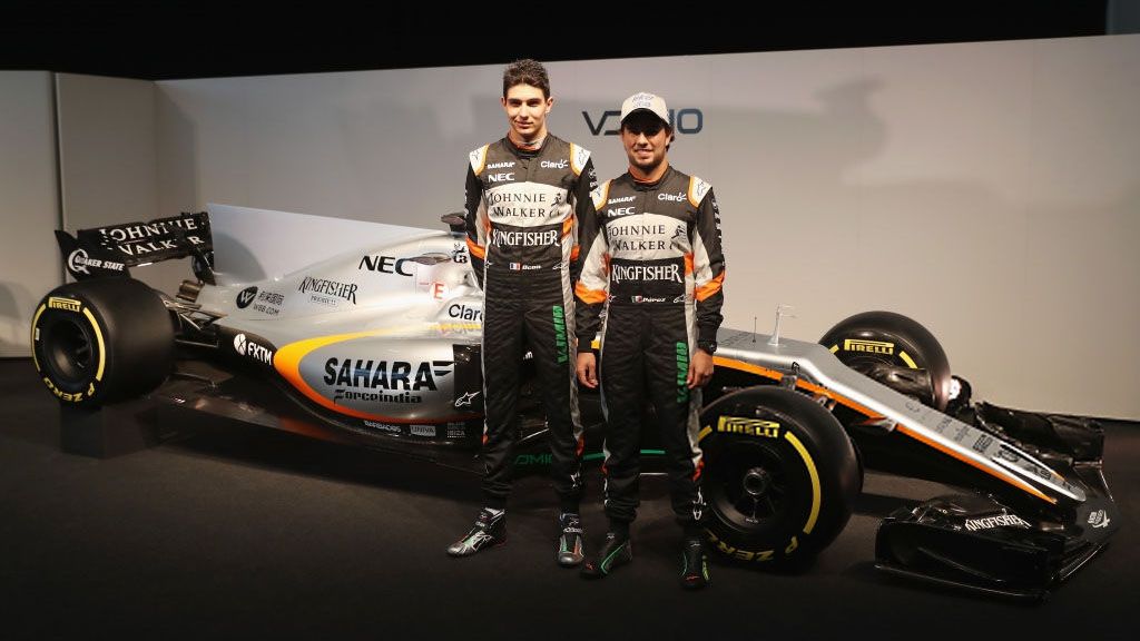 Sergio Perez dan Esteban Ocon Sahara Force India Formula 1. Copyright: © Mark Thompson/Getty Images